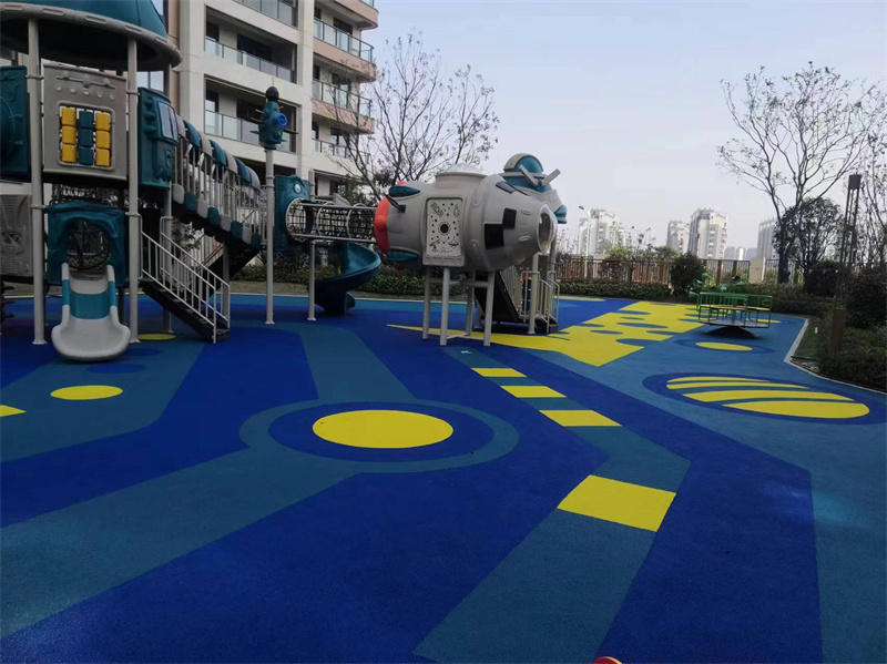 小區運動場塑膠地面